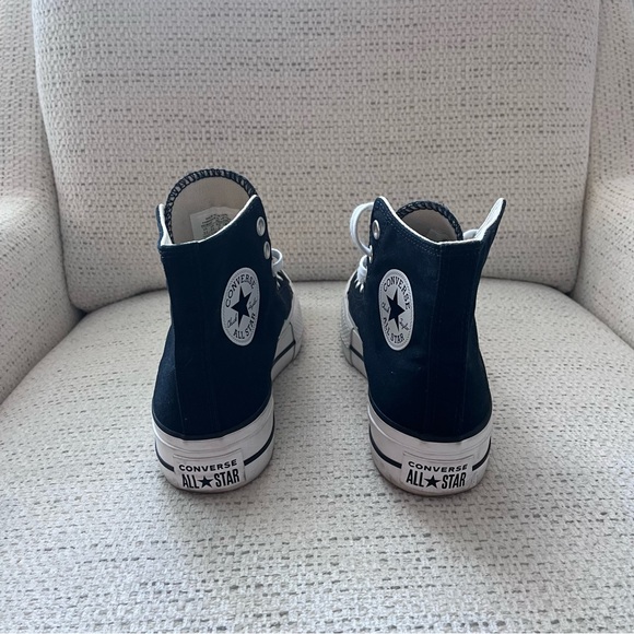 Converse Women's Black High-Top Sneakers - Picture 3 of 7